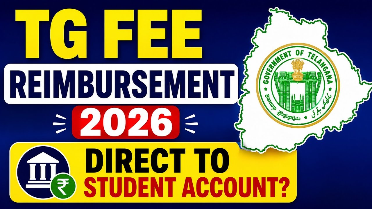 TG Fee Reimbursement 2026 Explained | Direct Transfer to Student Account 😱 | Eligibility #tgecet 💯✅