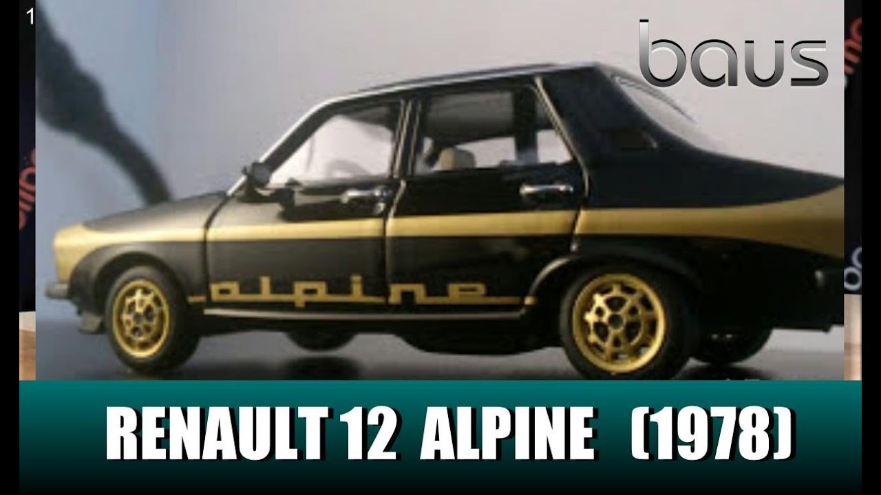 🔴 Renault 12 Alpine (1978) 1:43 scalemodel