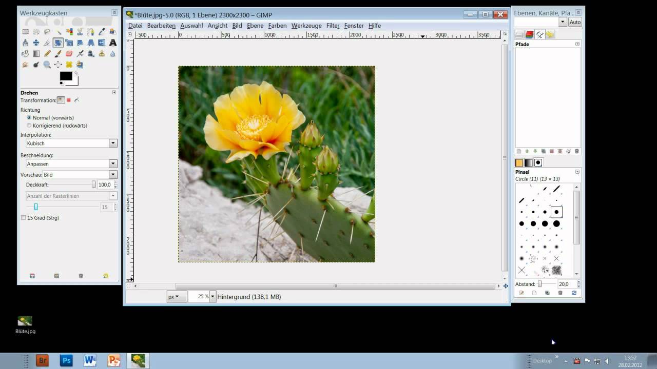 Gimp - Teil 1: Erste Schritte