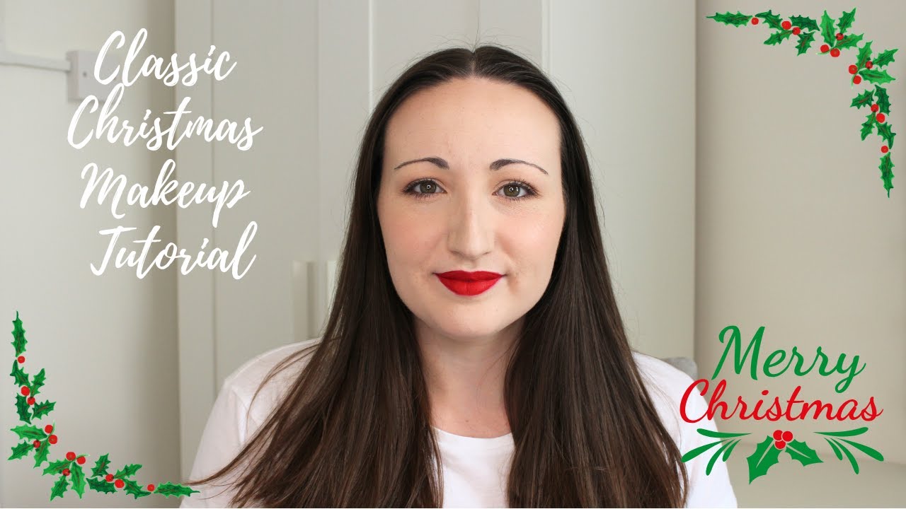 Classic Red Lip Christmas Makeup Tutorial 2025 | Affordable Drugstore Glam