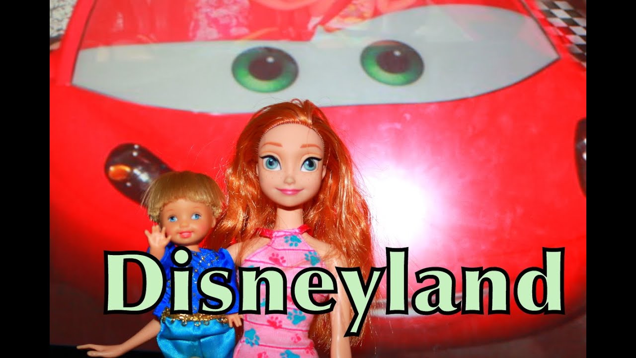 Frozen Anna at Disneyland DisneyCarToys in Carsland