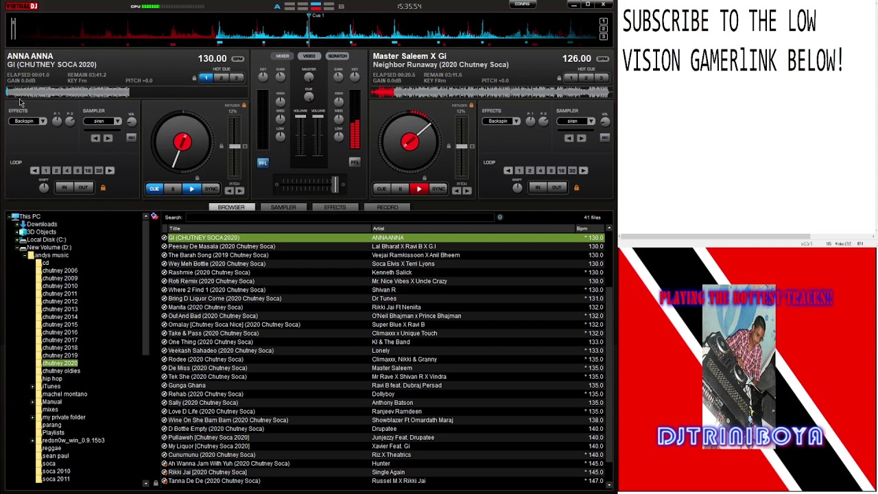 2020 Chutney Soca Mix Djtrinibya
