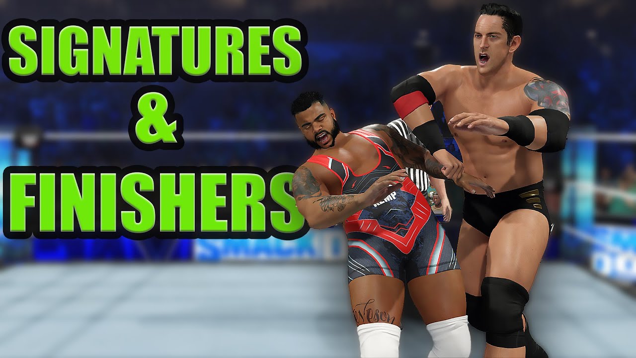WWE 2K23 BAD NEWS U DLC ALL SIGNATURES AND FINISHERS