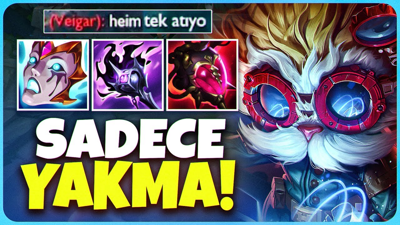 🔥 RAKİBE DOKUNMADAN KİLL ALAN KUDURTMA MAKİNESİ HEIMERDINGER! 🔥 | Pace LoL