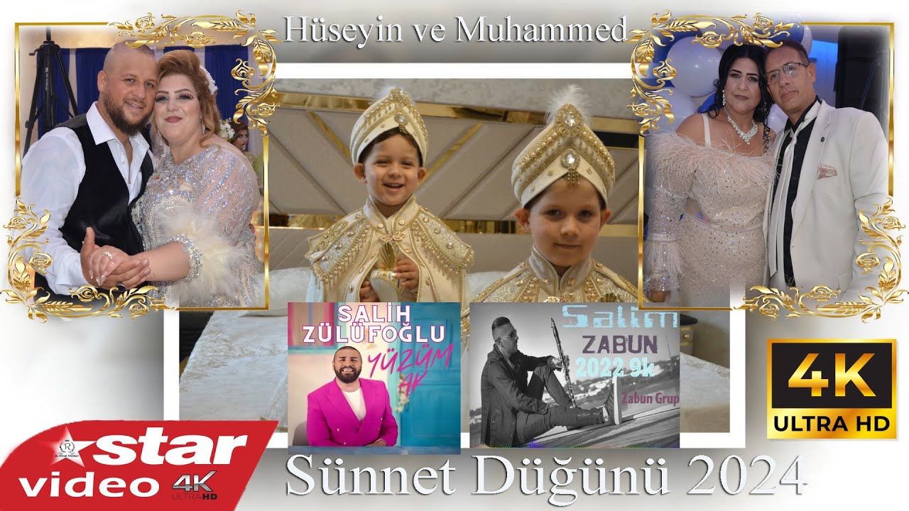 🧿Hüseyin ve Muhammed in 🧿Sünnet Düğünü 🧿2024 ORK 4K  Zabun Group ekstra salih zülüfoğlu
