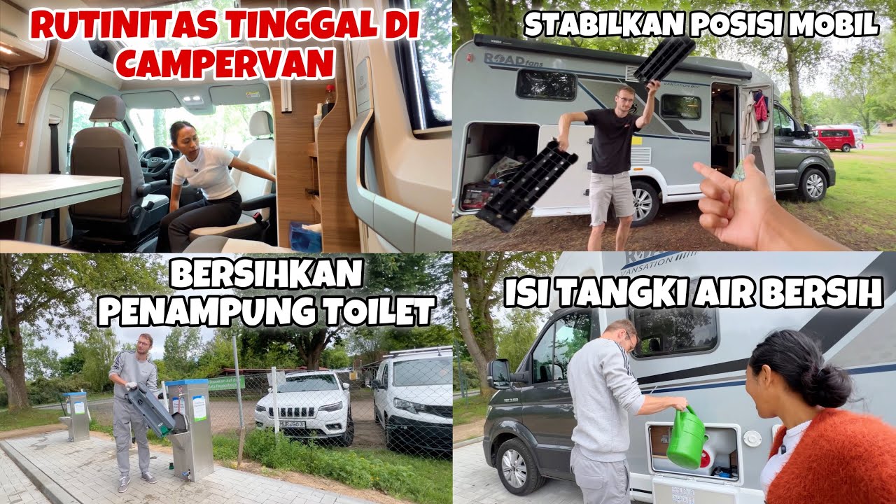 RUTINITAS KAMI SETELAH TIBA & MAU BERANGKAT PAKAI CAMPERVAN