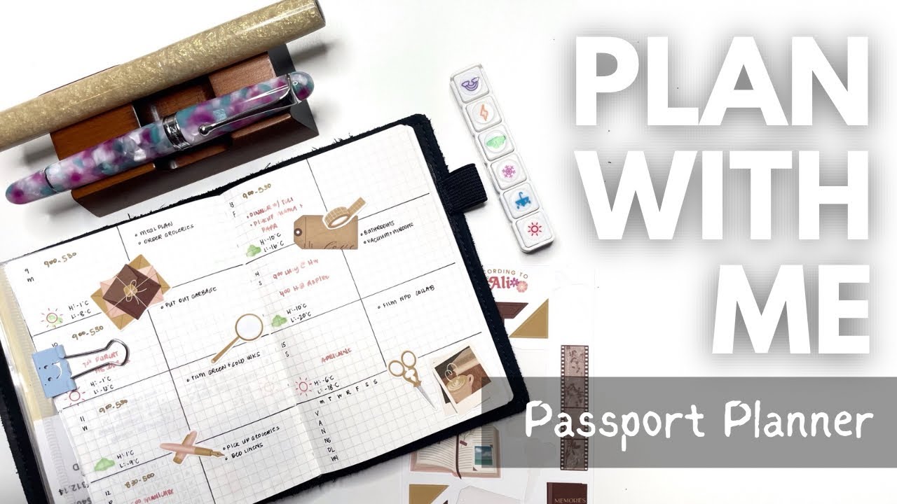 Plan With Me in my Passport Planner #planwithme