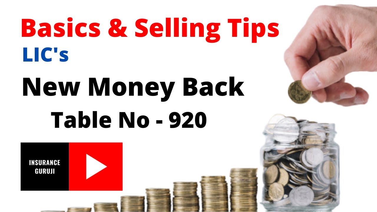 LIC's New Money Back Plan 920 Basics & Selling Tips