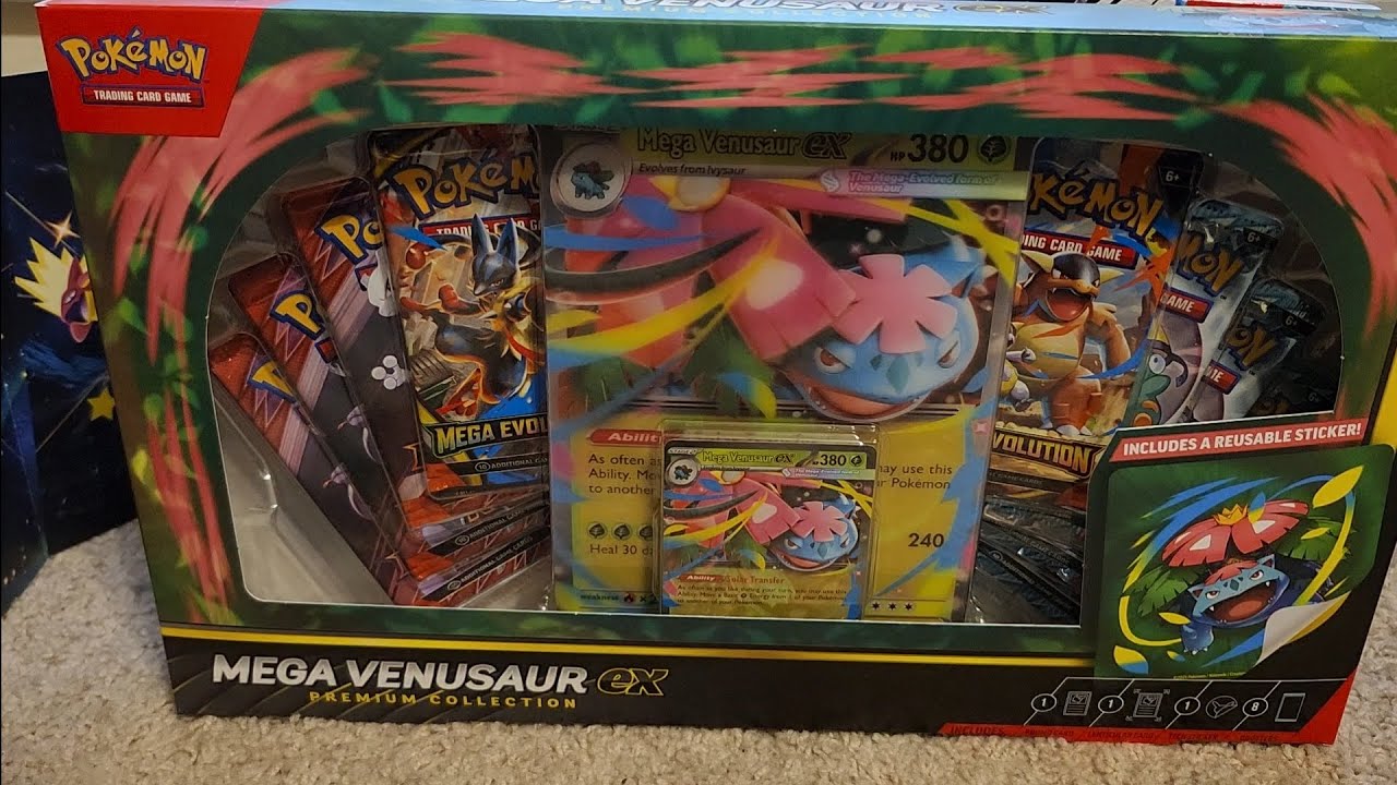 Mega Venusaurora ex premium collection box.