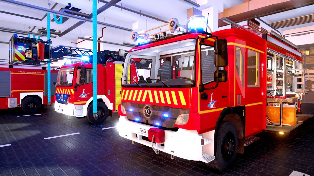 Emergency Call 112 - Paris Fire Brigade Responding!