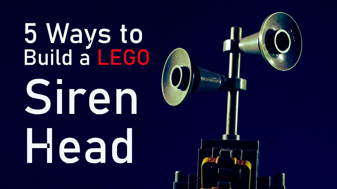 5 способов сделать голову сирены из Lego