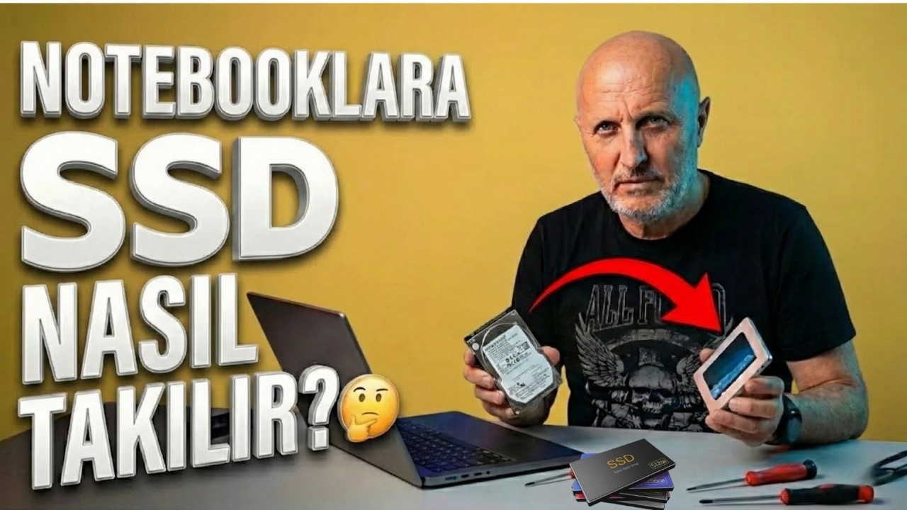 Notebook'lara SSD Nasıl Takılır?  | Windows 10 Kurulumu
