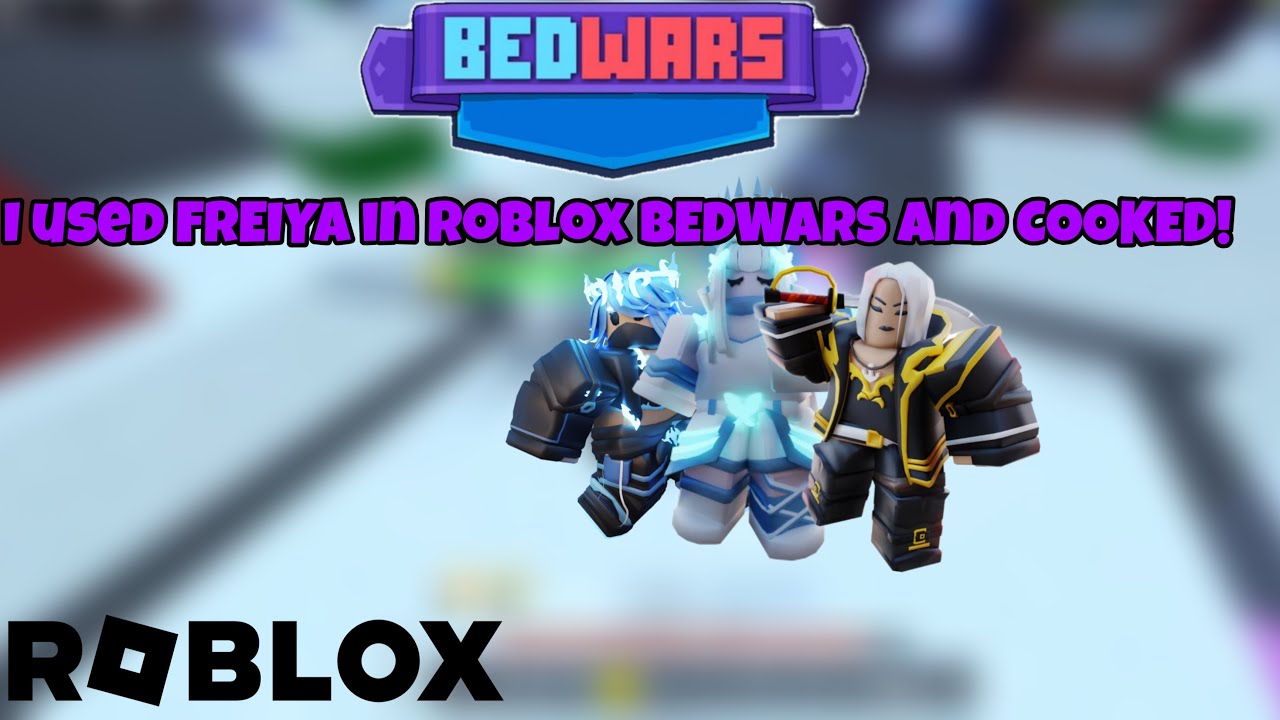 I used FREIYA in Roblox BEDWARS and she is UNDERRATED! | Roblox Montage