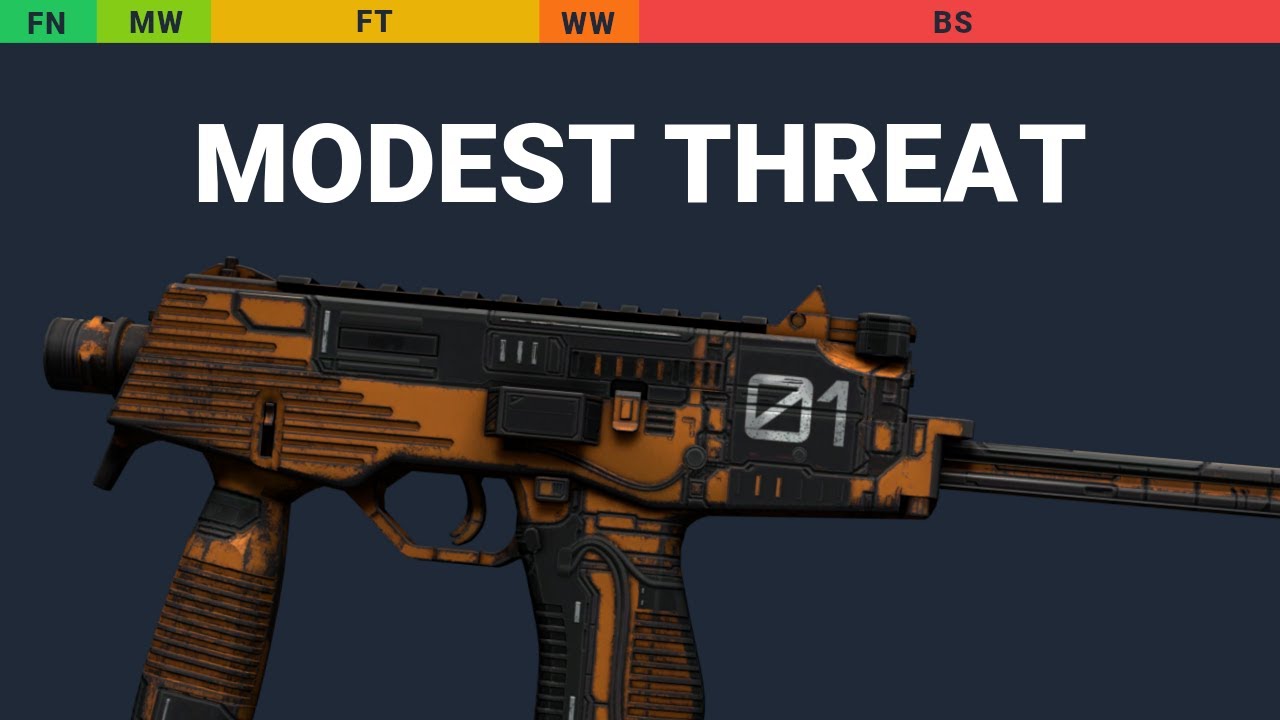 MP9 Modest Threat - Skin Float And Wear Preview