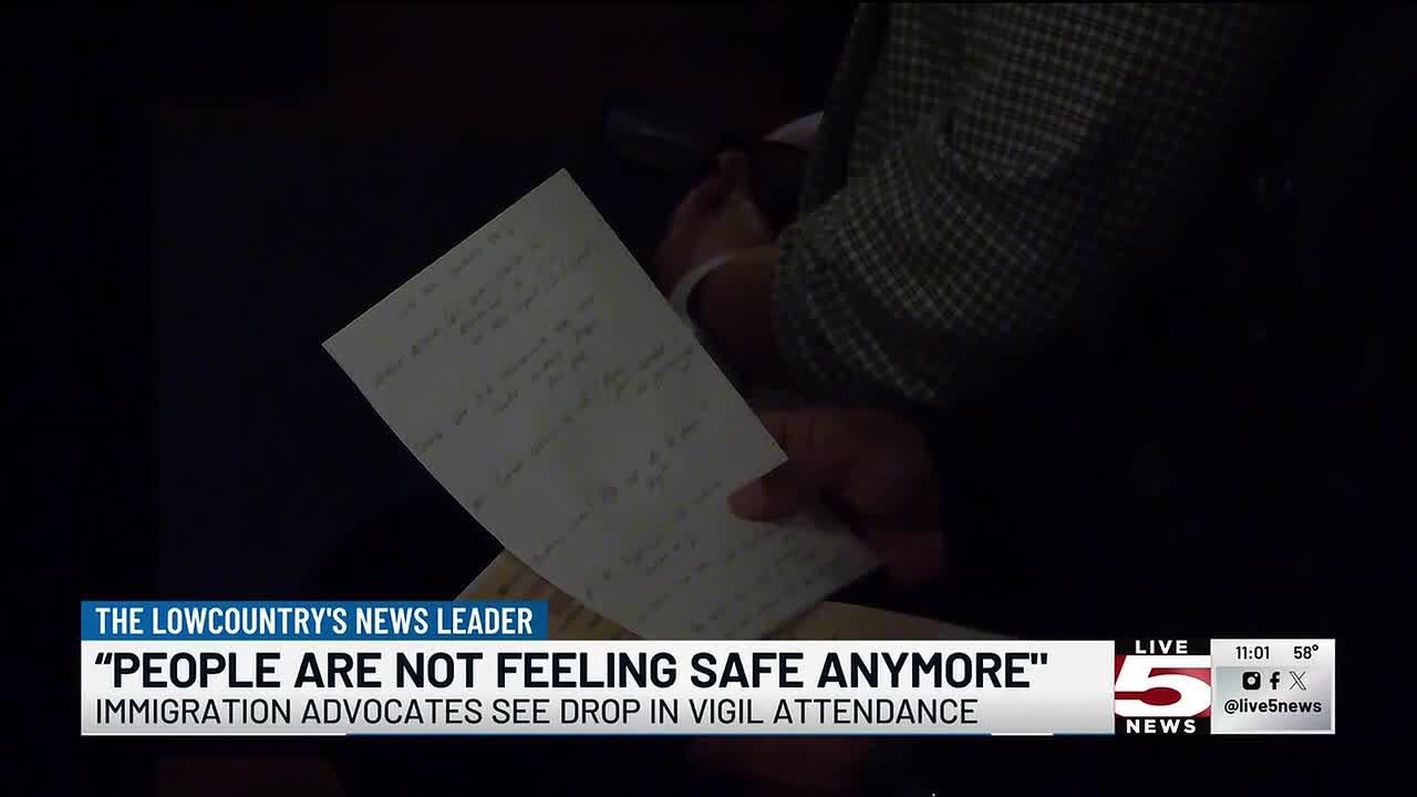 VIDEO: Immigration advocates see lower turnout at vigil event of new campaign
