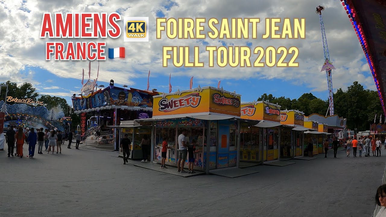 Amiens,FranceFoire Saint JEAN,Full Tour,4KAMIENS,2022
