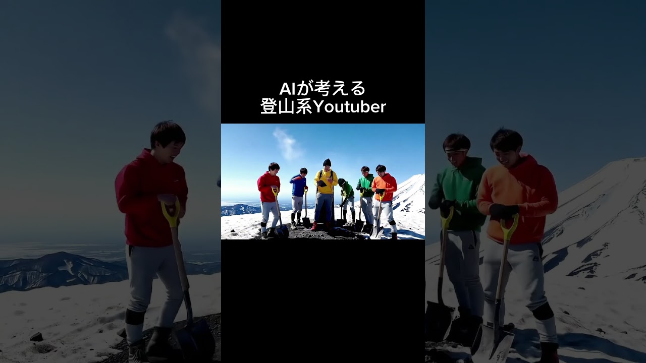 AIが考える登山系Youtuber #ai #富士山 #Youtuber #標高