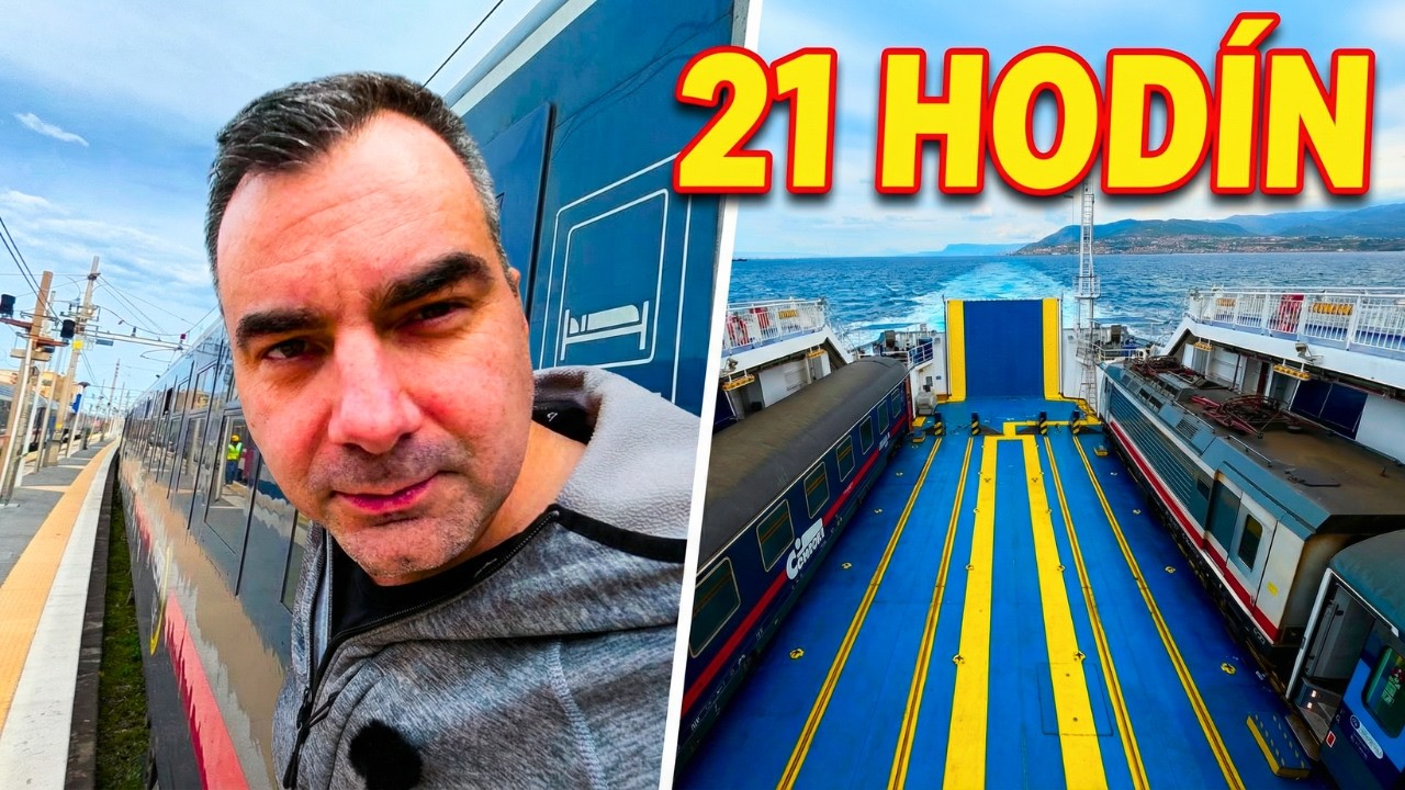 Tento vlak sa plaví po mori?! 21 hodín nočným vlakom cez celé Taliansko