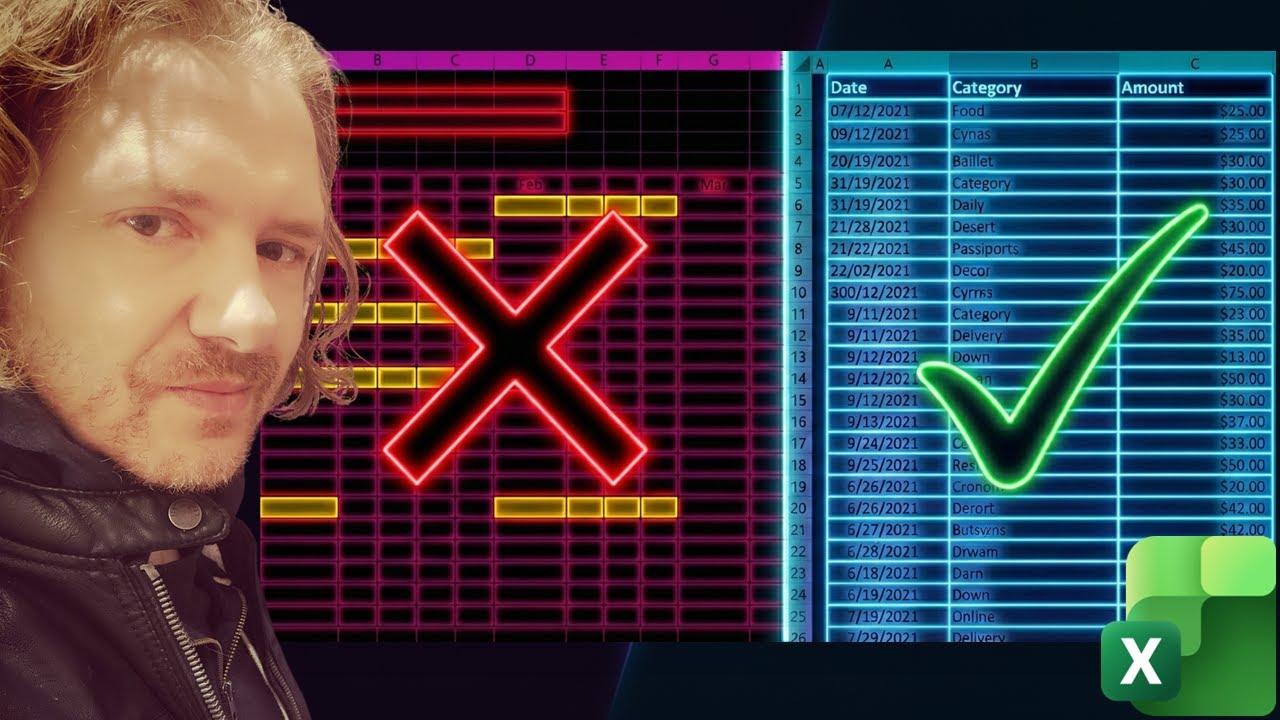 Arrêtez de faire vos tableaux Excel comme ça !