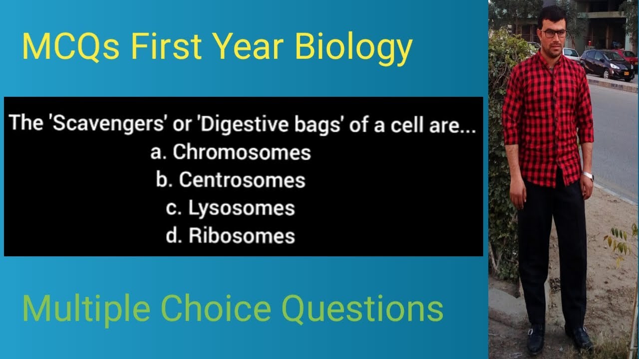 Exercise MCQs of cell structure and function || First year biology || Sabar Khan Lectures