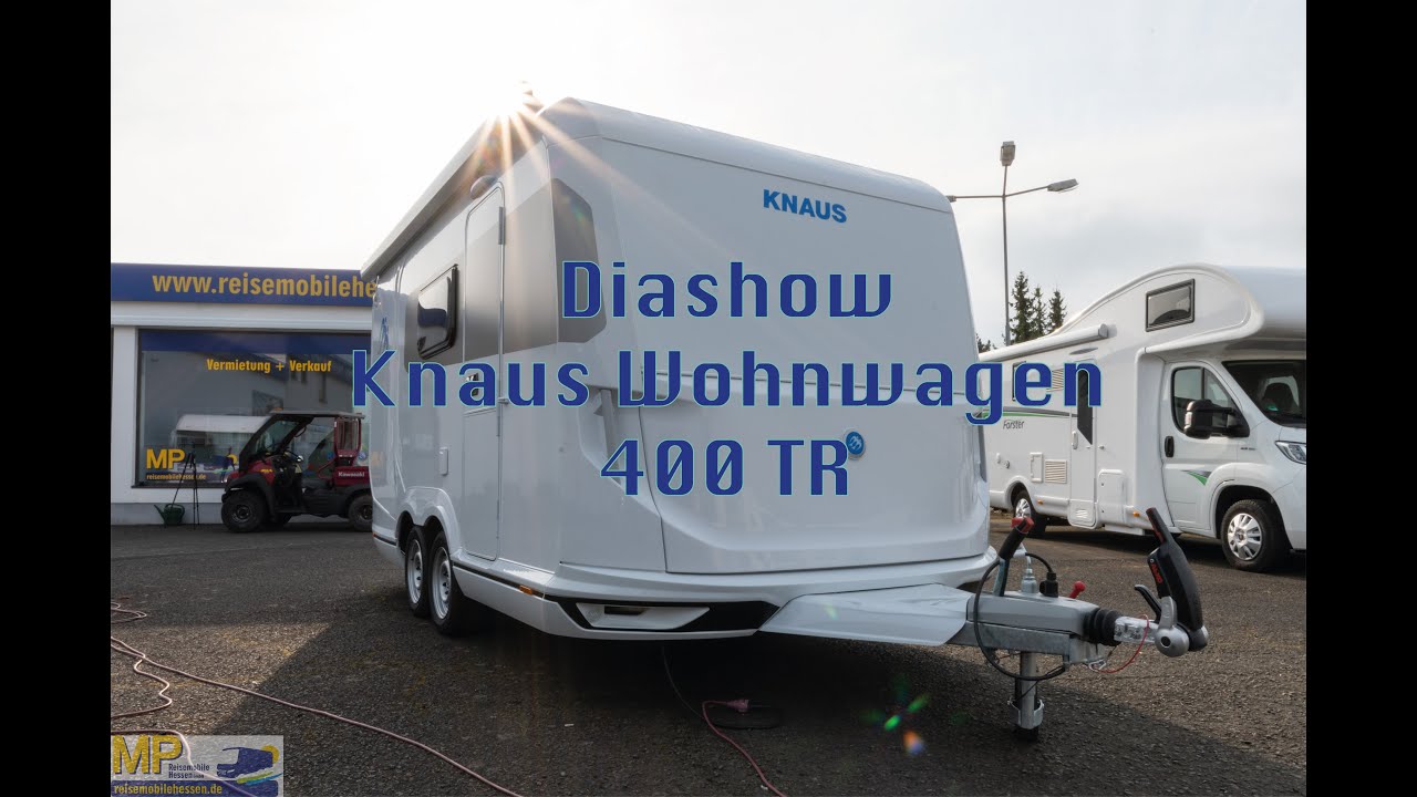 Wohnwagen Knaus Deseo 400 TR. Der mit der großen Klappe und Hubbet