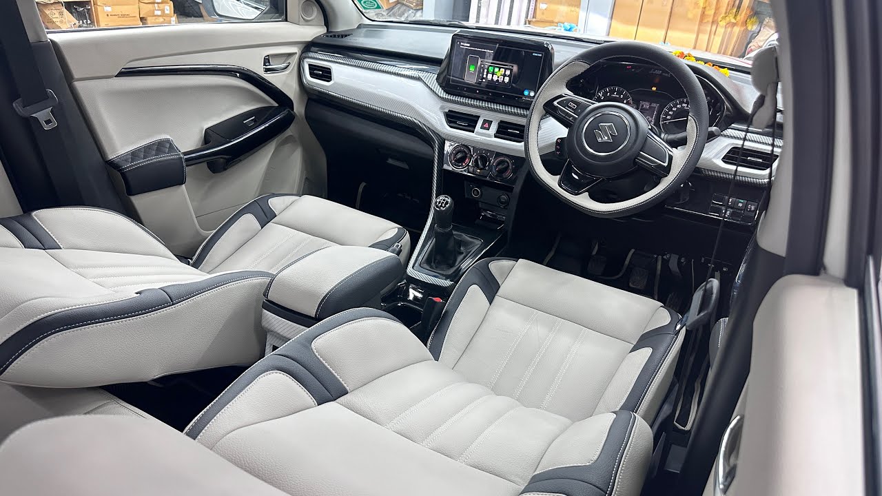 Brezza Lxi Modified | Brezza luxury interior | seat height adjustable | Brezza mga accessories