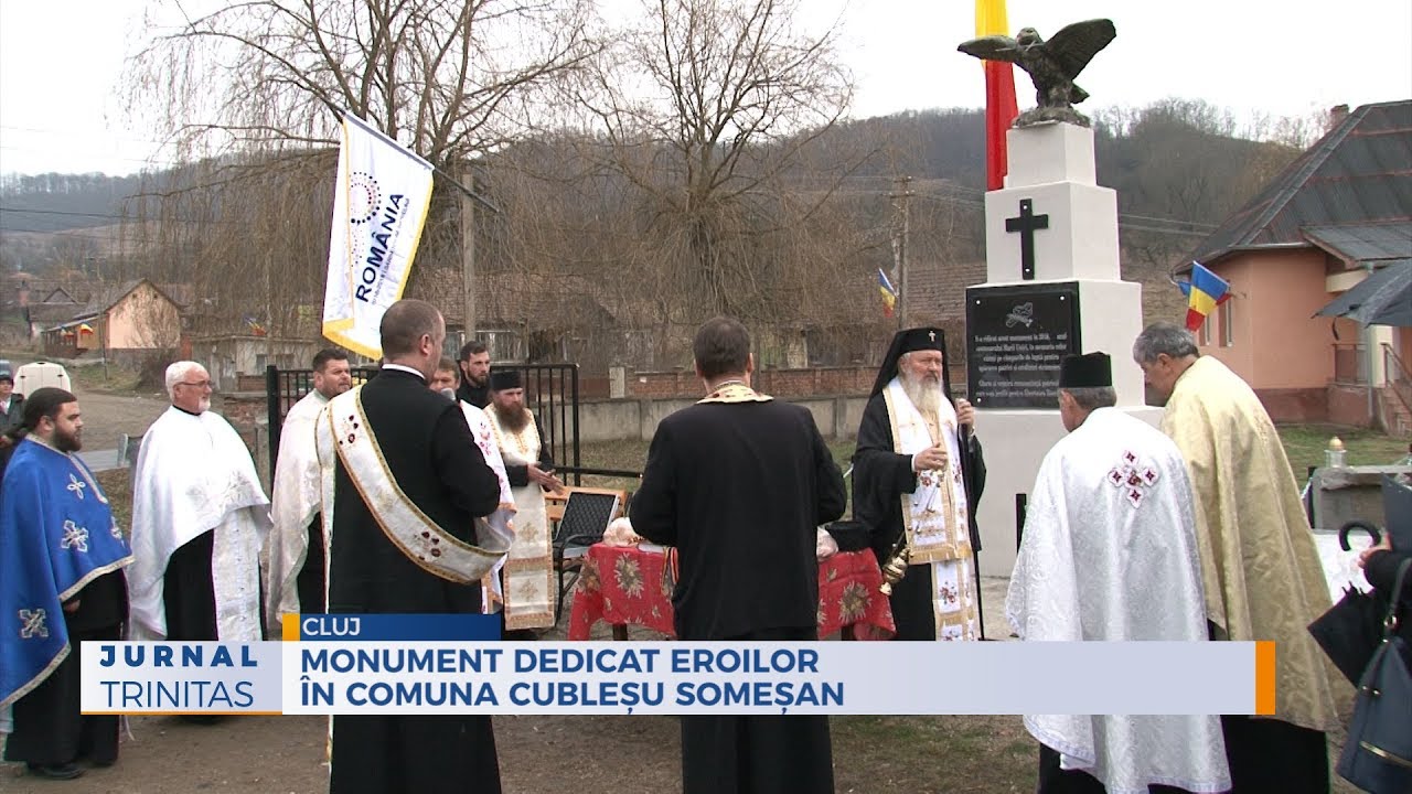 Monument dedicat eroilor în comuna Cubleșu Someșan