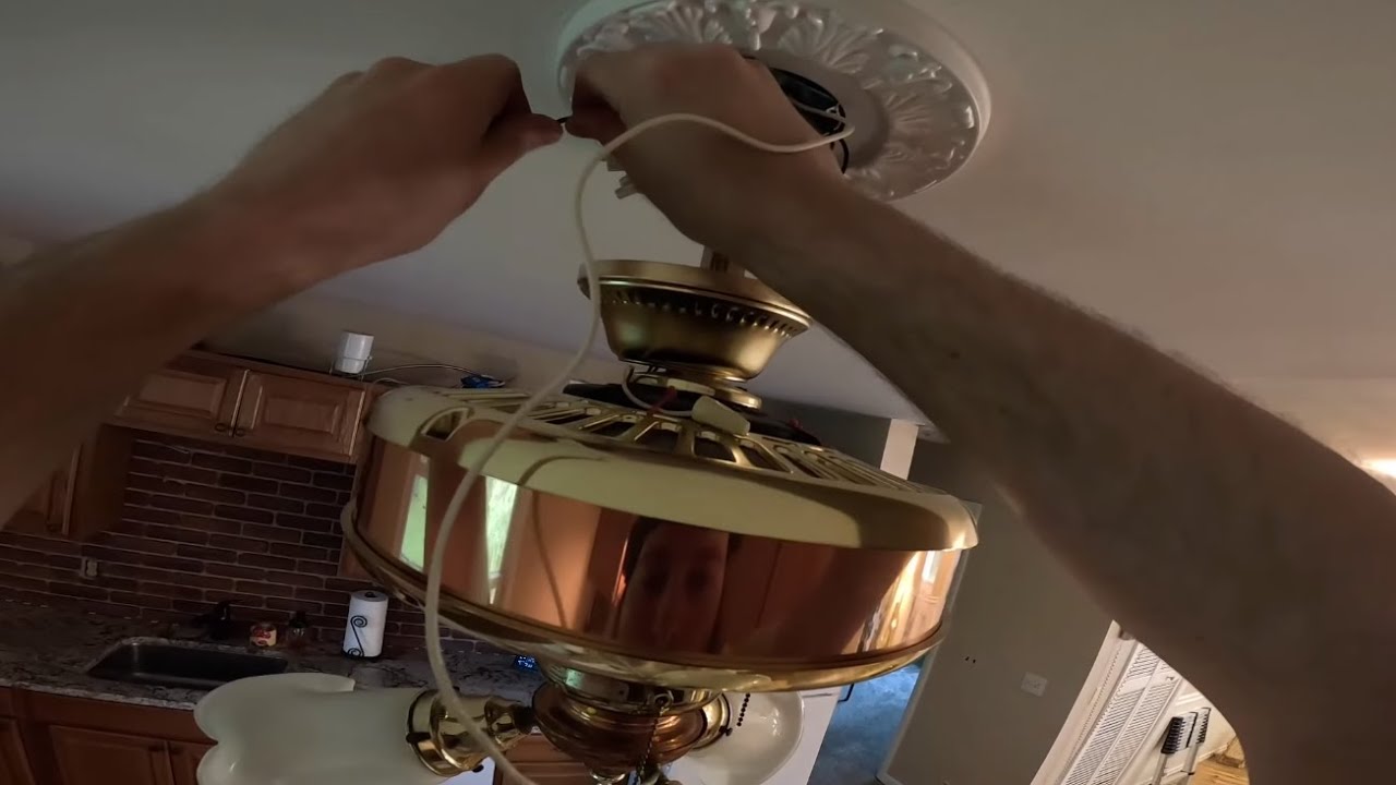 Changing the Ceiling Fan in the Kitchen 5/2025