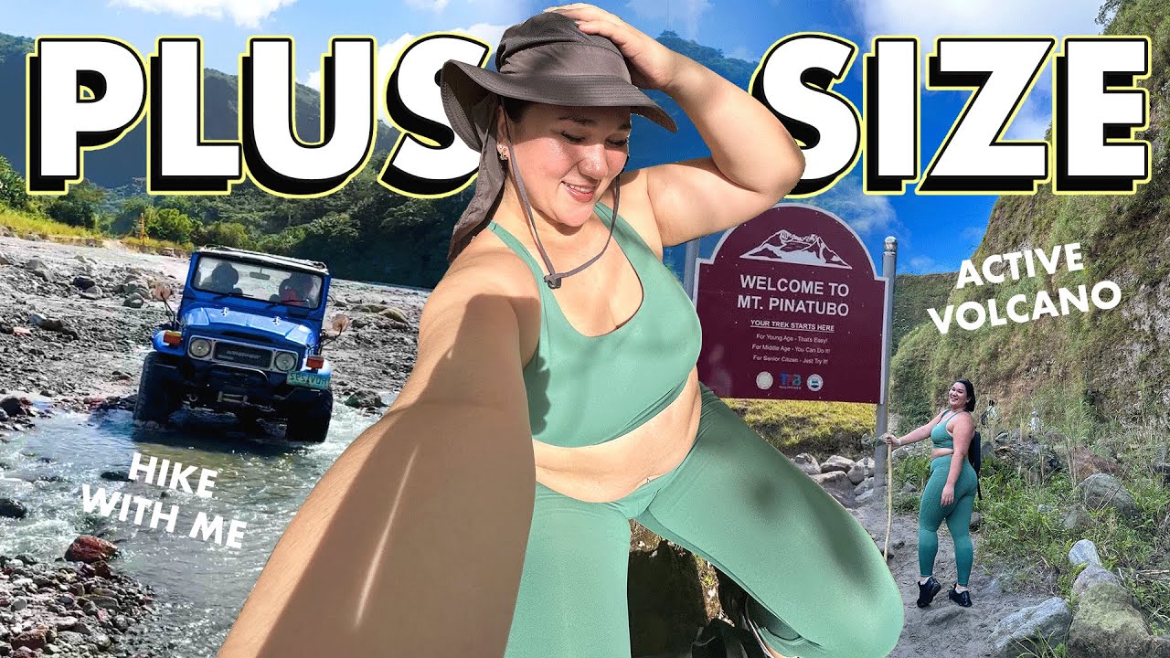 Plus Size hikes an Active Volcano SO YOU DON'T HAVE TO 🌋 Hike Mt. Pinatubo, Philippines with me!