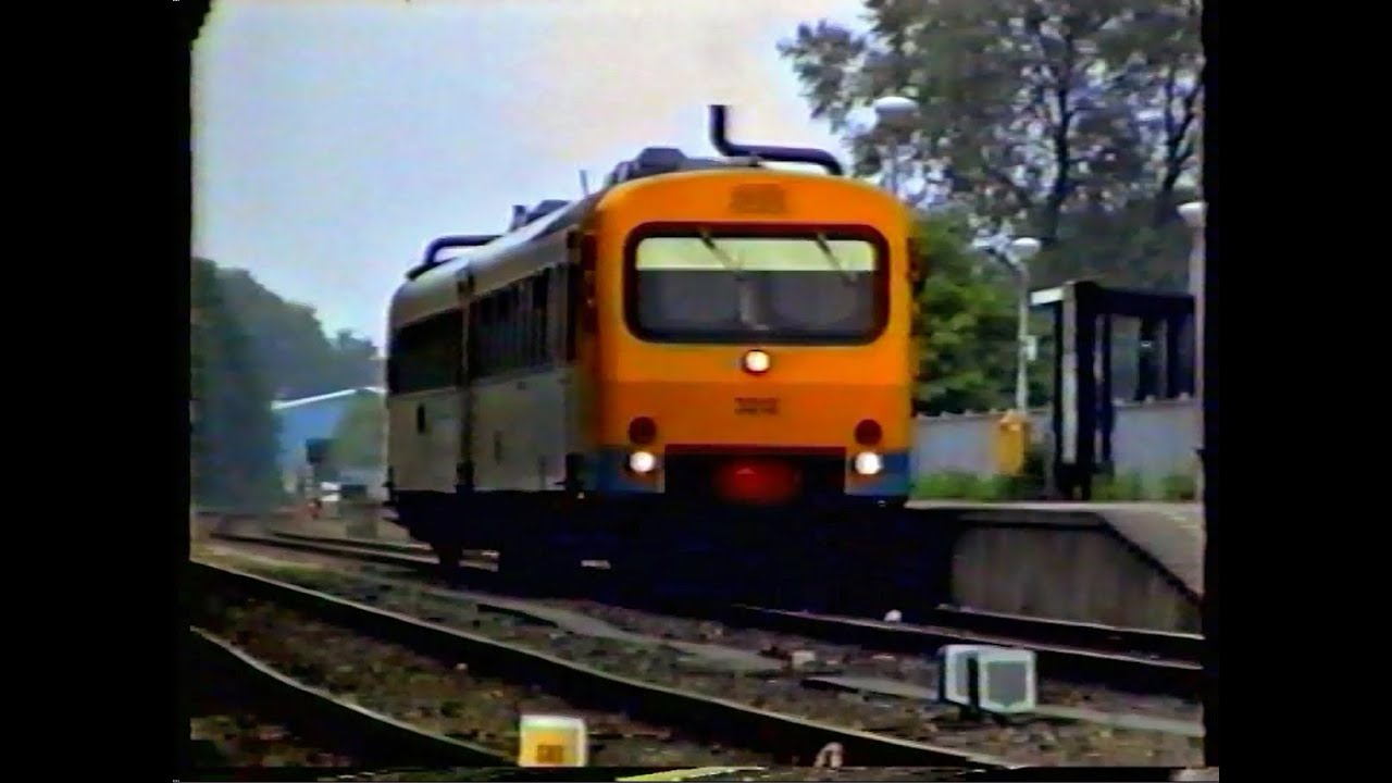 Treinen in Winschoten en Veendam 19-5-1993