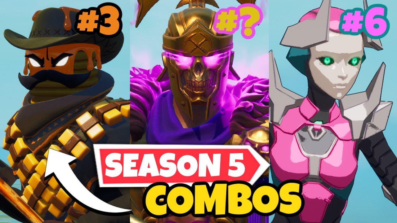 Top 10 best combos (presets) for Chapter 2 Season 5 Battle Pass skins you MUST TRY! - Fortnite