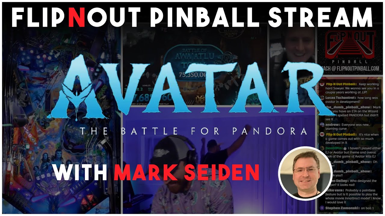 🔴LIVE - Avatar The Battle For Pandora Pinball LE with Designer Mark Seiden