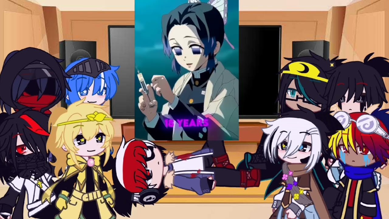 •|San AUs react to Demon Slayer 1/2|Hashiras|San AUs|Read the description|•