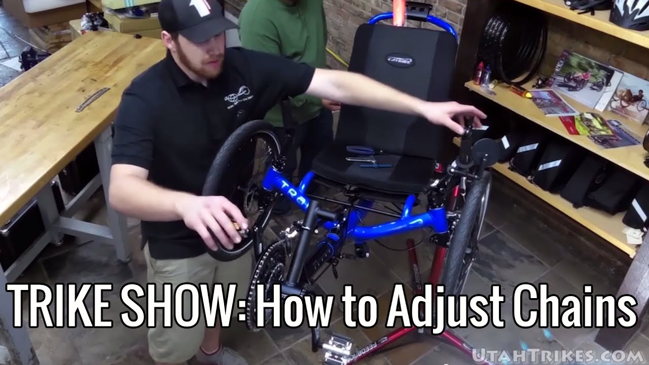 How to adjust your chain length and boom length - Trike Show - Utah Trikes