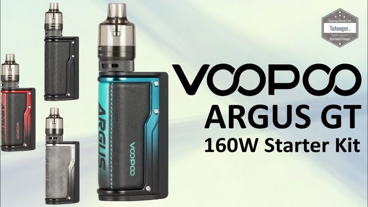 Voopoo ARGUS GT 160W Starter Kit   NewVaping   160W   Dual 18650   Unboxing