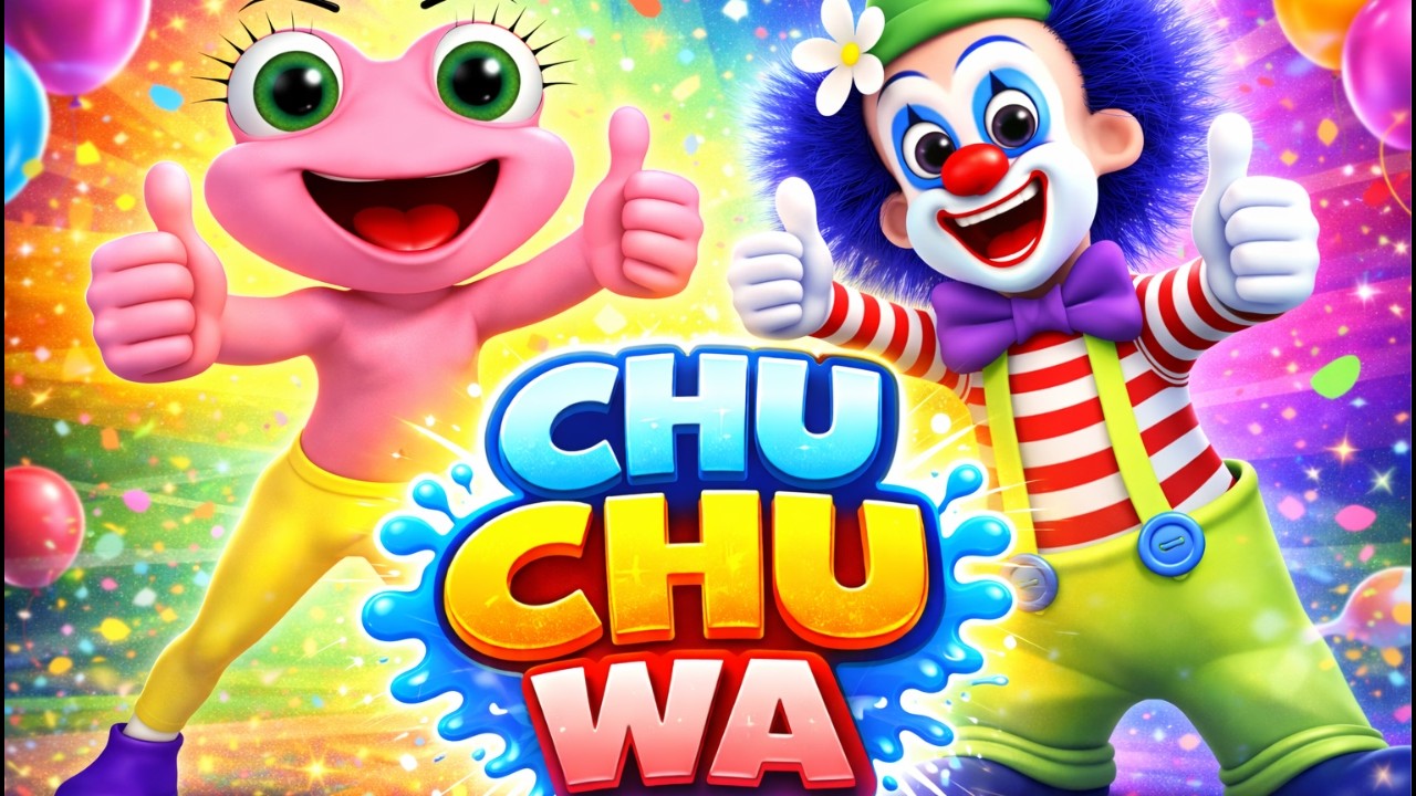 CHU CHU WA 🐸🤡 | Canciones Infantiles para Bailar | Música para Niños | La Sapita bailando Chu Chu Wa