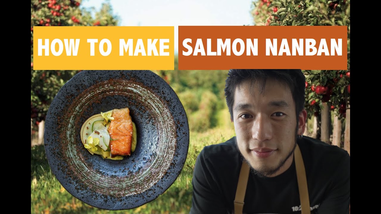 Salmon Nanban Apples on Apples