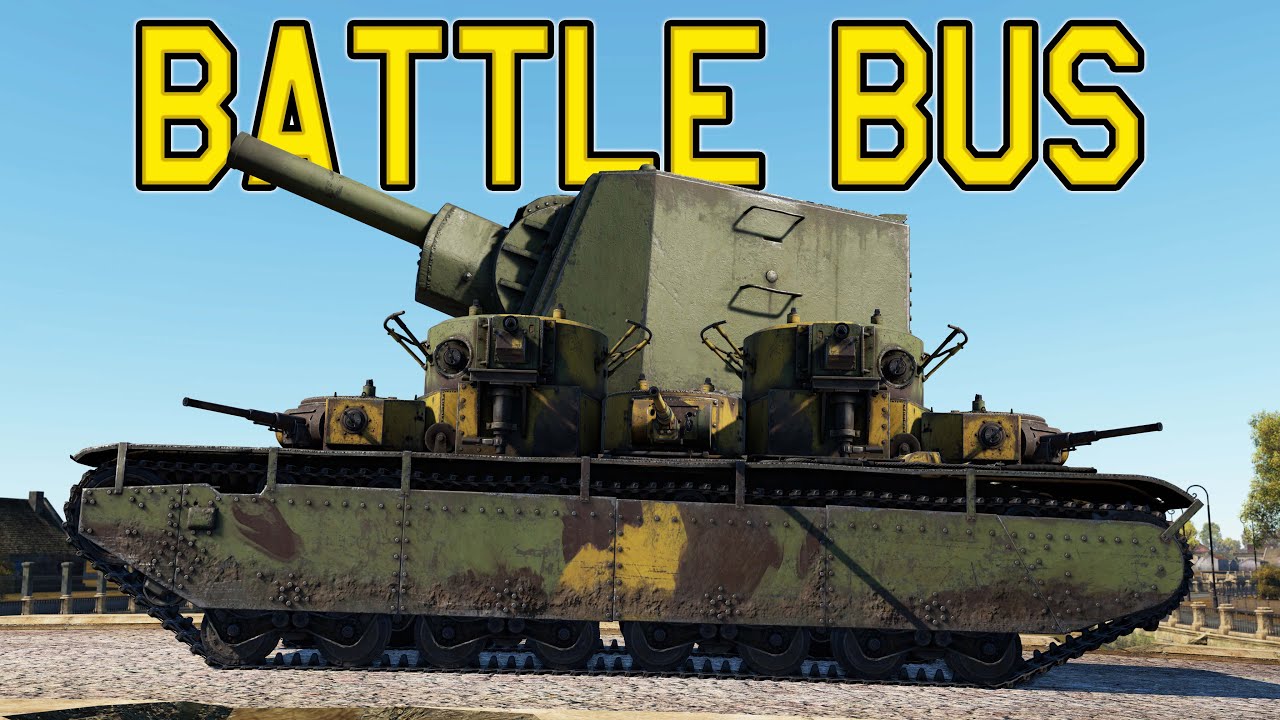 RUSSIAN BATTLE BUS - T-35 in War Thunder - OddBawZ