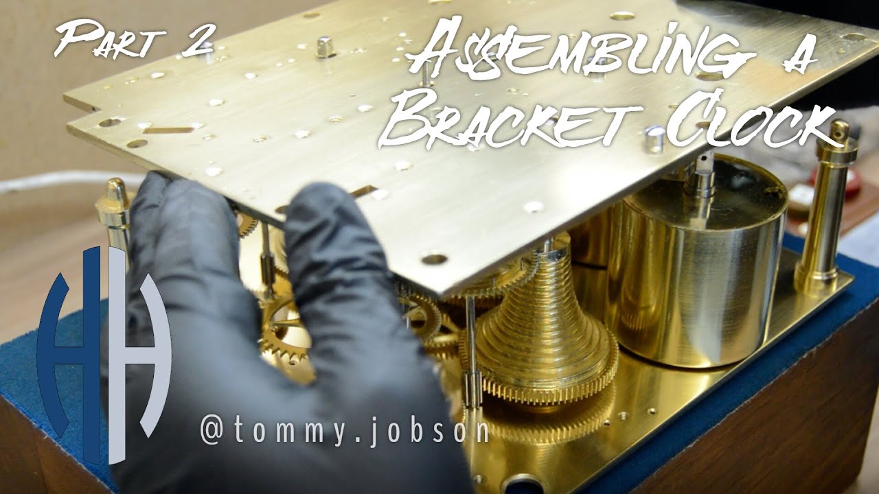 Putting together a quarter chiming clock  -  Expert clock repair.