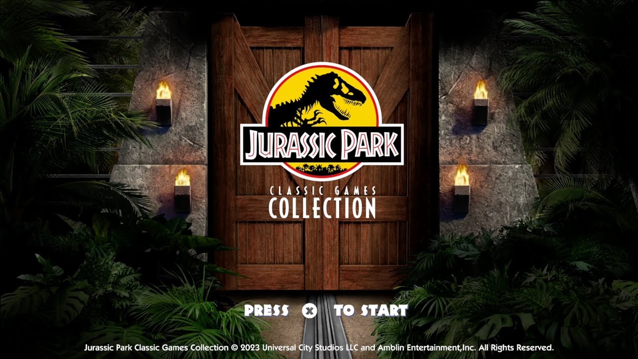 Jurassic Park Classic Games Collection PS5 Gameplay