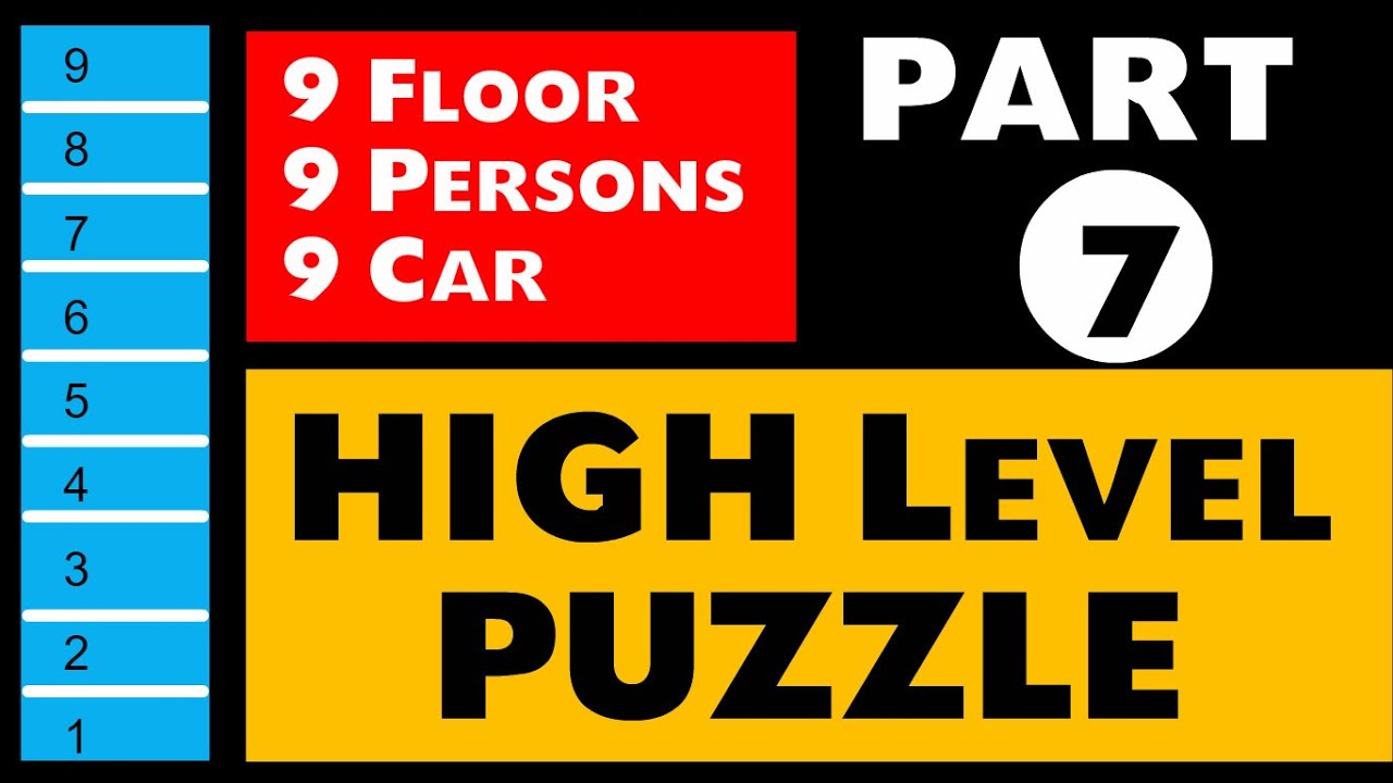 High level Puzzle Reasoning (Floor Based) Part - 7