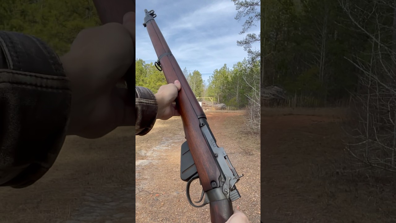 Immaculate 🇨🇦 1944 Canadian Lee Enfield No4 Mk1* Range Test at 40 yard moving target