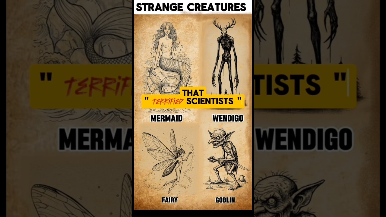 &ldquo;Strange Creatures Spotted in Dark Places 🫣 | #shorts #discover #mythicalcreatures #goblin #mermaid