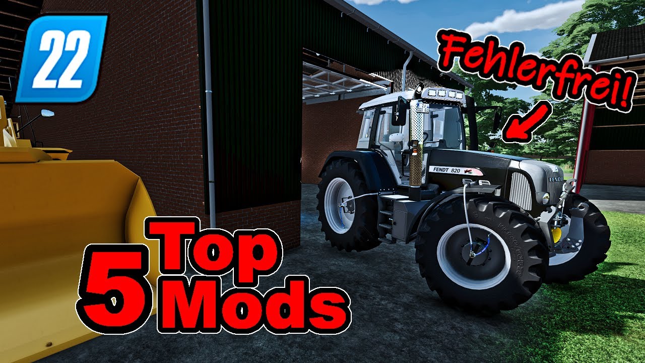 LS22 Top Mods - Fendt Vario 800 TMS, Gebäude & Deko