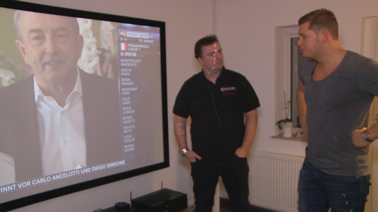 Die bessere Alternative zum großen Fernseher-vorgestellt im Wohnzimmer von unserem Kunden Hendrik