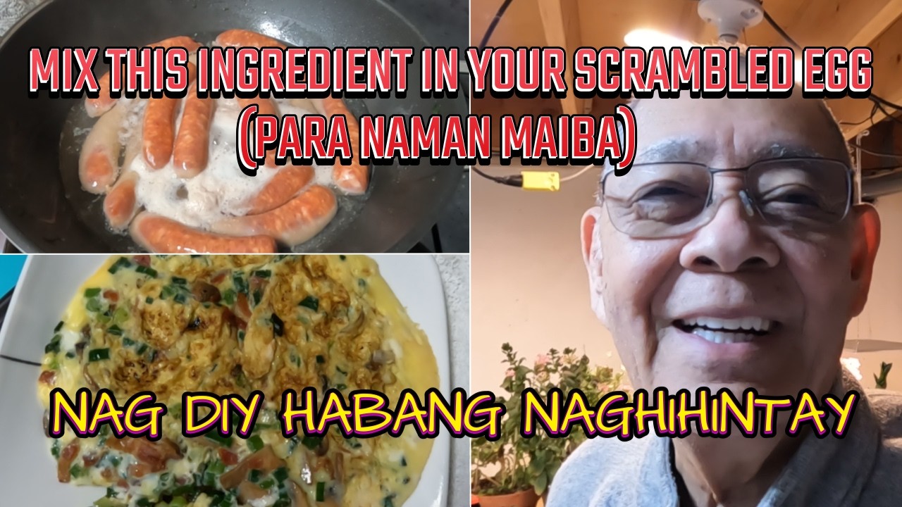 Vlog#468 Mix this engridients in your scrambled egg (Para naman maiba)