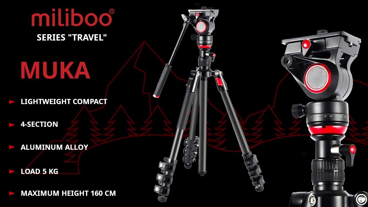miliboo MUKA | Video Tripod | Ready to travel