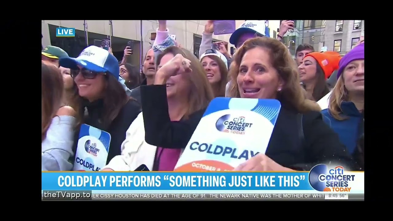 Coldplay Live at Citi Concert Series TODAY 08th October 2024
