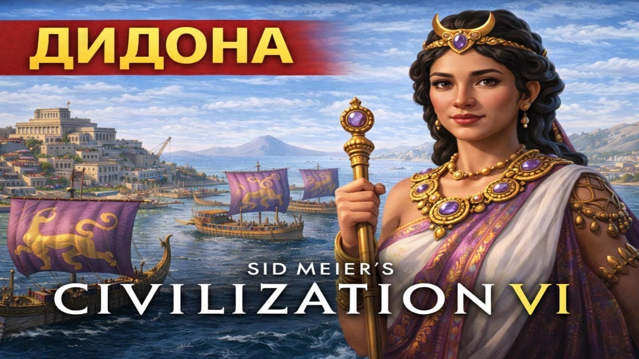 Sid Meier's Civilization VI Дидона (Финикия) #3 Внезапный воин