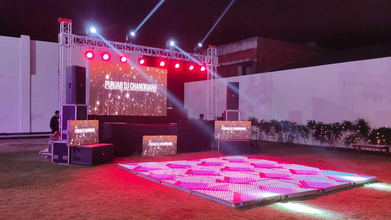 Single Side DJ Setup 2021 | Led Wall Dj Setup | Punjab DJ Chandigarh | Contact - 9872859951